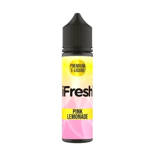 SPECIFICATIONS Bottle 50ml Bottle – 0mg Nicotine E-liquid Brand i Fresh E-Liquid Mix 60 – 80% VG Eliquid Type Shortfill Flavours Bubblegum, Raspberry Made In UK Pink Lemonade Shortfill E Liquid by I Fresh 50ml